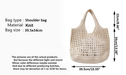 Women Knitted Shoulder Bag