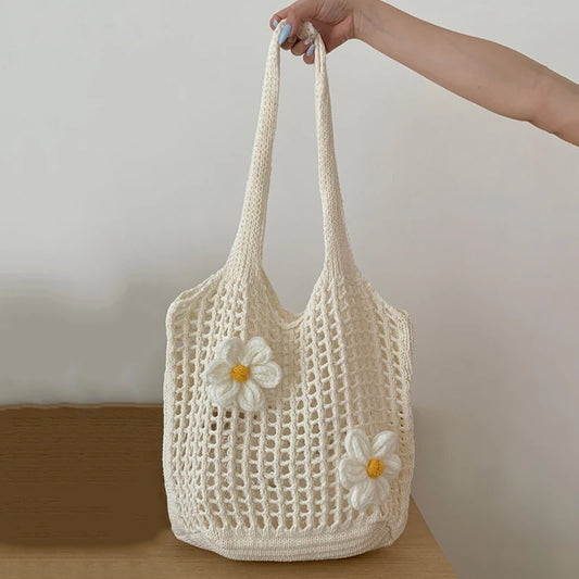 Women Knitted Shoulder Bag