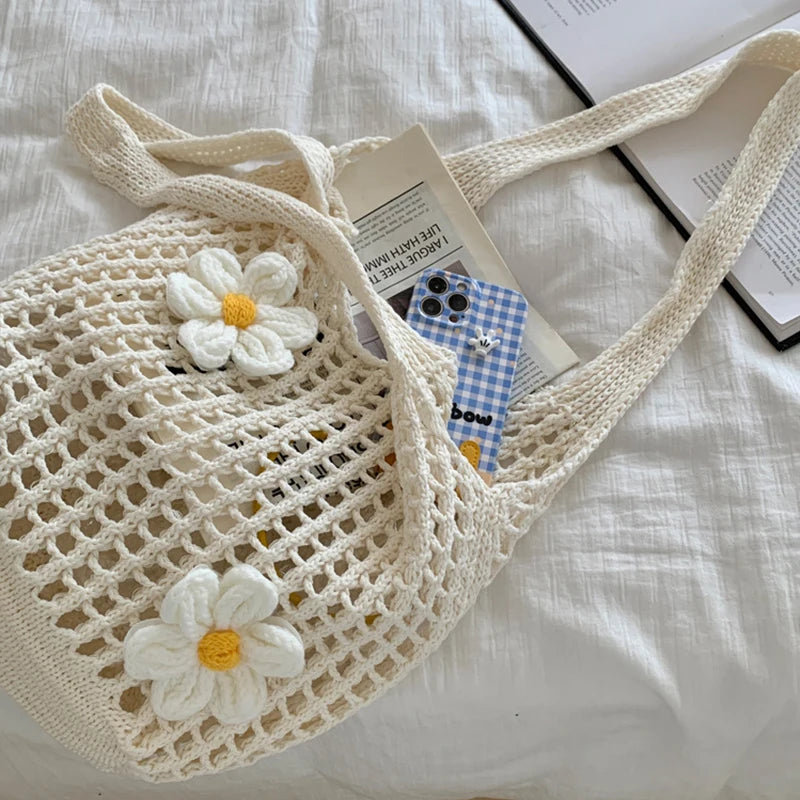 Women Knitted Shoulder Bag