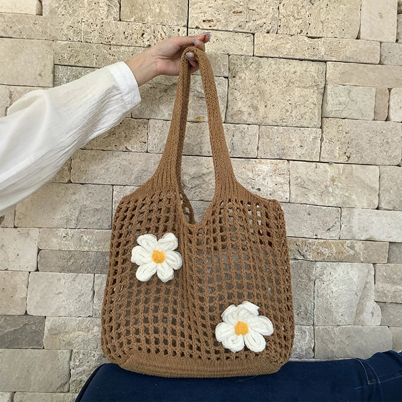 Women Knitted Shoulder Bag