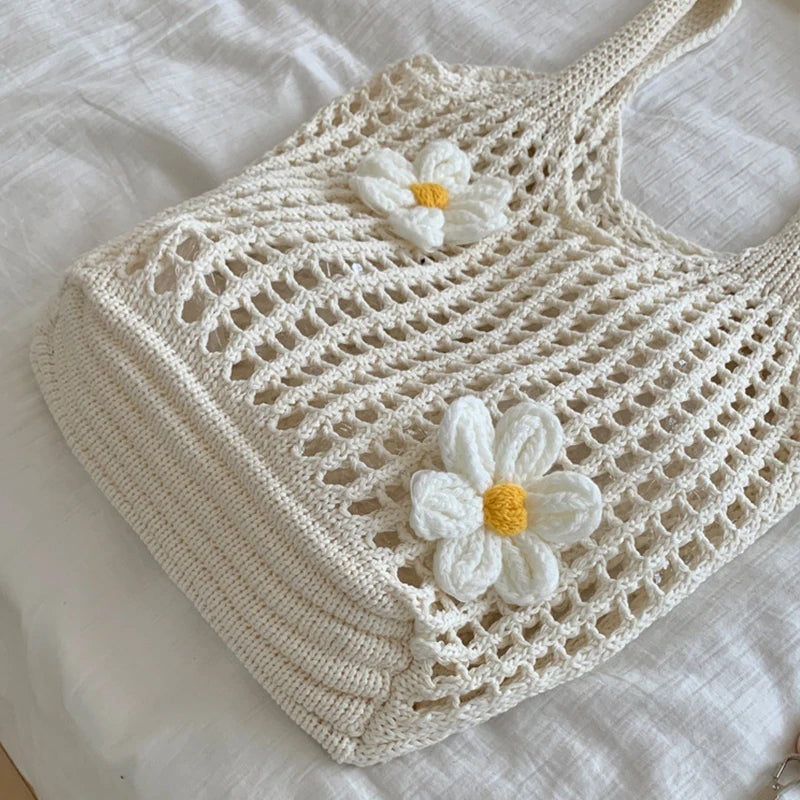 Women Knitted Shoulder Bag